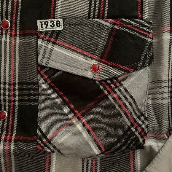 NWT Mint Speed Shop Flannel - Picture 3 of 5
